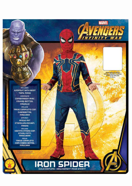 déguisement Spiderman garçon, costume Spiderman iron enfant, déguisement iron Spiderman garçon, Déguisement de Spider-Man Iron Infinity War