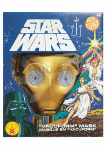 masque Star Wars C3PO, masque de starwars, masque de Star Wars