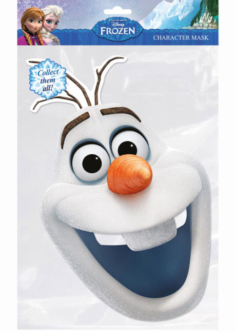 masque Olaf reine des neiges, masque reine des neiges, masque de Olaf, Masque de Olaf, Reine des Neiges