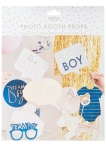 Photo Booth baby shower, accessoires photo matons, babyshower, Photo Booth gender reveal, révélations baby shower, ginger ray