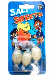 BONBONS SALES FARCE ET ATTRAPE, bonbons salés, bonbons goût sel