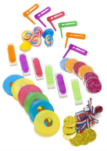 jouets à pinata, cadeau à pinatas, jouets pour pinatas