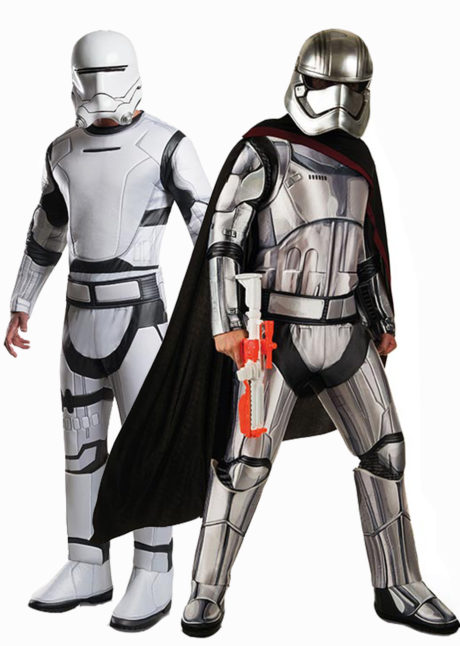 déguisement couple, déguisements Star Wars, déguisements duo, costumes Star Wars, Déguisements Couple, Captain Phasma et Flame Trooper