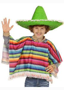 poncho mexicain enfant, déguisement mexicain garçon, poncho mexicain pour enfant