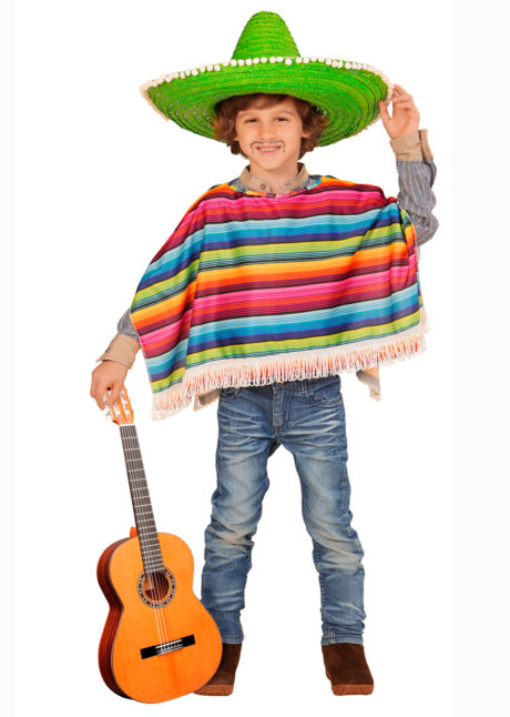 poncho mexicain enfant, déguisement mexicain garçon, poncho mexicain pour enfant, Déguisement Mexicain, Poncho, Garçon