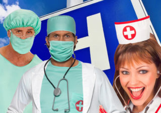 Soirée déguisement déco Infirmières et Médecins