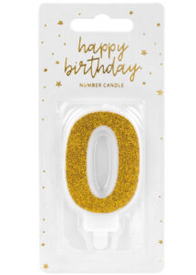 BOUGIE-CHIFFRE-0-DORE-PAILLETTES