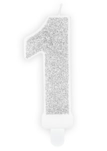 bougie anniversaire, bougie chiffre, bougie chiffre 1, bougie paillettes
