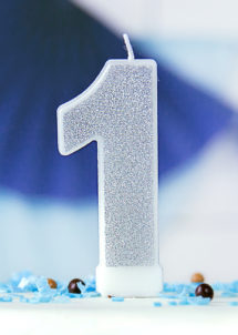 bougie anniversaire, bougie chiffre, bougie chiffre 1, bougie paillettes