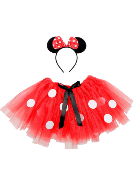 déguisement de Minnie, kit de Minnie, oreilles de mickey, Déguisement de Minnie, Tutu + Oreilles, Fille