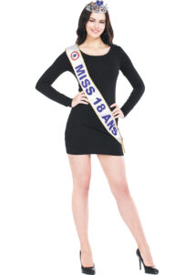 echarpe de miss anniversaire, anniversaire 18 ans, écharpe d'anniversaire