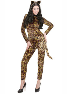 déguisement léopard, combinaison léopard, femme léopard, Déguisement de Léopard Sexy