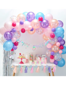 kit arche de ballons, arches pour ballons, arches de ballons, ballons décorations, ginger ray, Arche Guirlande de Ballons Pastel Colors