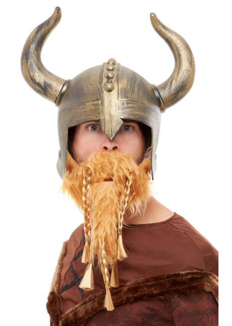 casque viking, barbe de viking, Casque de Viking avec Barbe