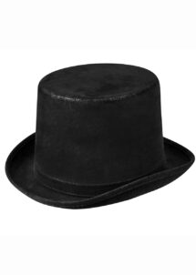 chapeau haut de forme noir, chapeau noir haut de forme, Chapeau Haut de Forme Noir Daim, Luxe