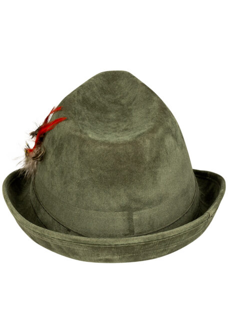 chapeau bavarois, chapeau oktoberfest, accessoire oktoberst, Chapeau de Bavarois, ou Chasseur Tyrolien