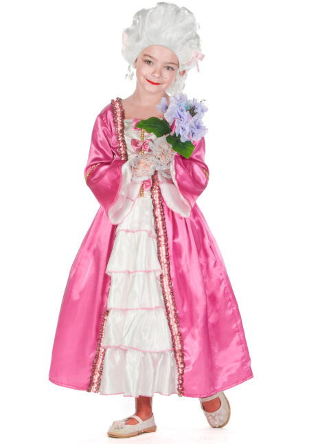 déguisement princesse rose, déguisement princesse fille, costume de princesse, déguisement de princesse, Déguisement de Princesse Marie Antoinette, Fille