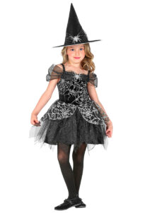 déguisement de sorcière fille halloween, costume de sorcière enfant