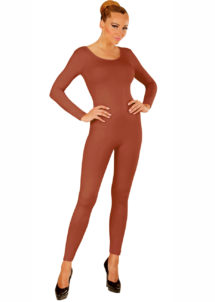 combinaison marron, justaucorps marron, body marron