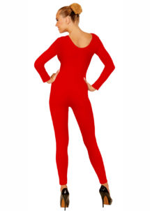 combinaison rouge, justaucorps rouge, body rouge