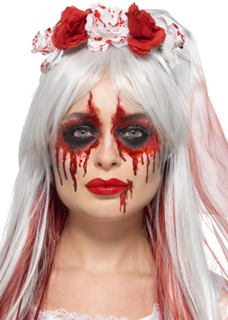 kit maquillage halloween, maquillage faux sang, maquillage mariée de la mort, Kit de Maquillage Mariée de la Mort