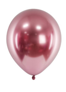 ballon miroir, ballon rose gold, ballon doré, ballon baudruche, ballon décorations, Ballon avec Effet Shiny Miroir, Rose Gold, x 50 ou x 10