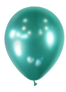 ballon vert brillant, ballon shiny, ballon miroir, ballon brillant, ballon latex, Ballon Chrome Brillant, Vert