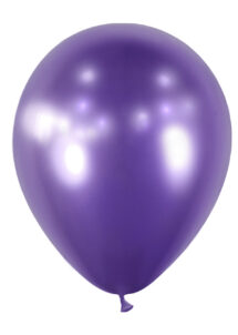 ballon violet brillant, ballon shiny, ballon miroir, ballon brillant, ballon latex, Ballon Chrome Brillant, Violet