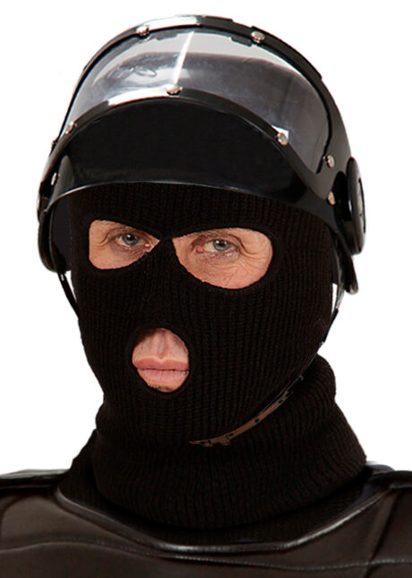cagoule noire, cagoule déguisement, Cagoule Noire, GIGN ou Voleur
