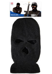 cagoule noire, cagoule déguisement