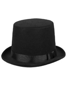 chapeau haut de forme, chapeau marron, chapeau steampunk, chapeau haut de forme qualité, chapeau déguisement, Chapeau Haut de Forme, Luxe, Noir