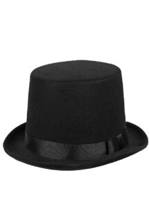 chapeau haut de forme noir, chapeau haut de forme luxe, haut de forme, Chapeau Haut de Forme, Byron, Noir