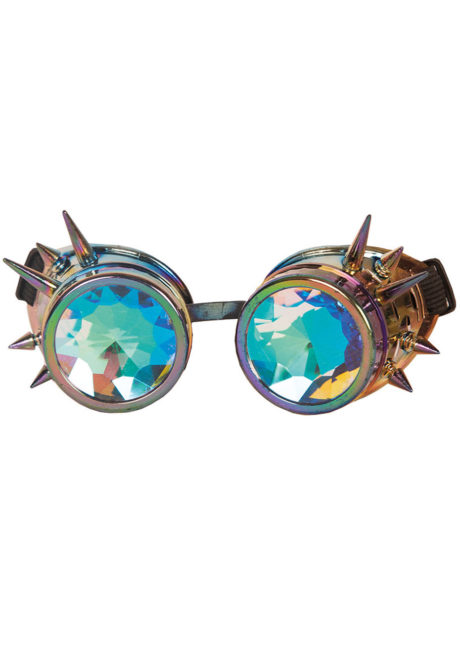 lunettes steampunk, accessoire steampunk, lunettes halloween, lunettes steampunk halloween, lunettes aviateur ancien, lunettes burning man, Lunettes Steampunk, Kaléidoscopes et Pointes