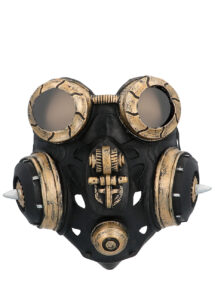 masque à gaz steampunk, masque steampunk, accessoire steampunk, steampunk halloween, masque steampunk, Masque à Gaz Steampunk, en Latex