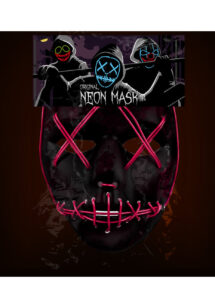 masque lumineux horreur led, masque halloween lumineux, masque lumineux halloween