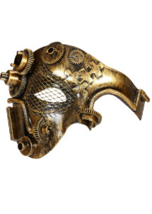 masque steampunk, accessoire steampunk, steampunk halloween, masque steampunk, loup steampunk