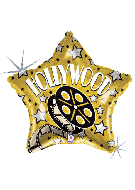 ballon hélium, ballon cinéma Hollywood , ballon étoile, Ballon Cinéma Etoile Hollywood, en Aluminium