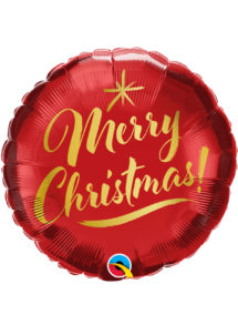 ballon hélium noel, ballon noel, ballon aluminium, ballon merry Christmas