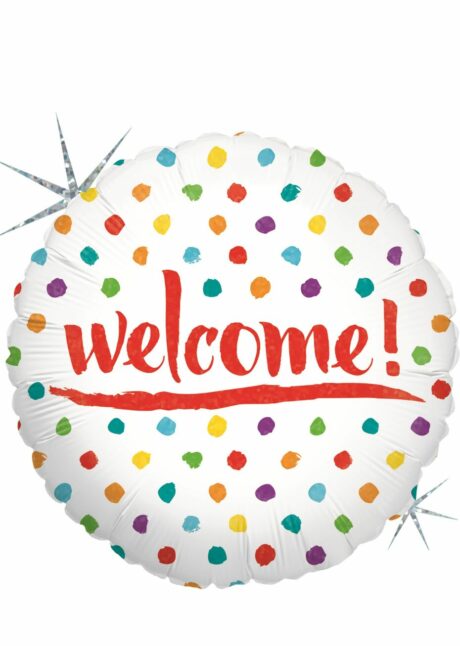 BALLON WELCOME, ballon bienvenue, Ballon Welcome, en Aluminium