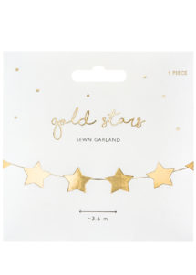 guirlande étoiles dorées, guirlande d'étoiles, guirlandes décorations