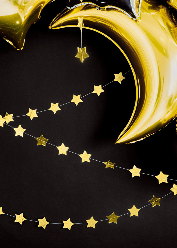 Guirlande De Noël, Fines étoiles En Papier, Kit à Monter