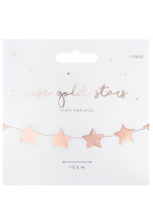 guirlande étoiles rose gold, guirlande d'étoiles, guirlandes décorations, Guirlande Etoiles, Rose Gold Miroir