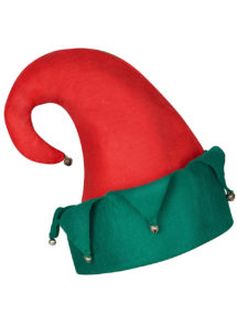 bonnet elfe, bonnet noel, bonnet lutin noel, Bonnet d’Elfe avec Clochettes