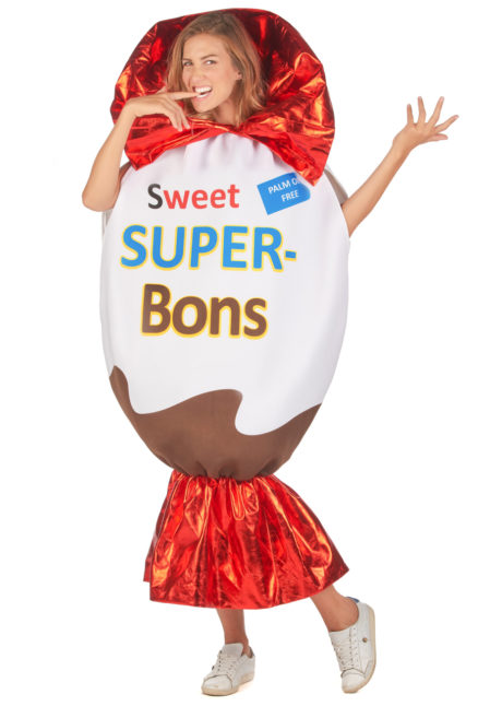 déguisement bonbon Kinder surprise, déguisement confiserie, déguisement aliment, Déguisement Bonbon Kinder Chocobon