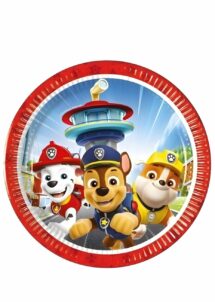 assiette pat patrouille, vaisselle jetable pat patrouille
