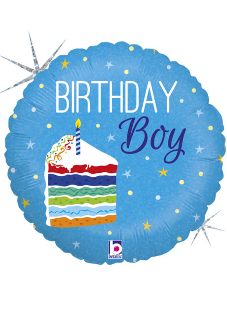 ballon anniversaire, ballon hélium, ballon garçon, ballon 1 an, Ballon Anniversaire, Birthday Boy, en Aluminium