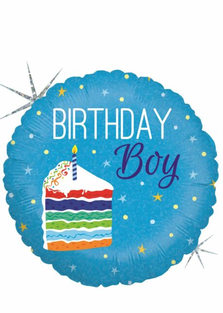 ballon anniversaire, ballon hélium, ballon garçon, ballon 1 an, Ballon Anniversaire Birthday Boy, en Aluminium