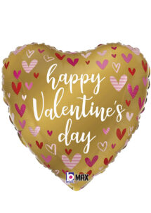 ballon saint Valentin, ballon coeur happy Saint Valentin, ballon coeur aluminium, Ballon Coeur, Happy Valentine’s Day, en Aluminium