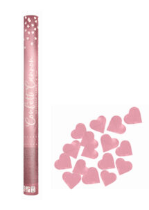 canon à confettis coeurs, canon confettis coeurs rose gold