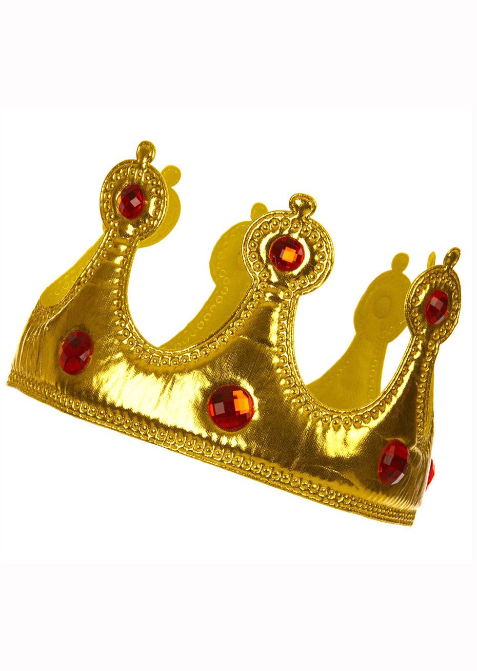 Vente accessoire roi pas cher, couronne royale avec fausses pierres